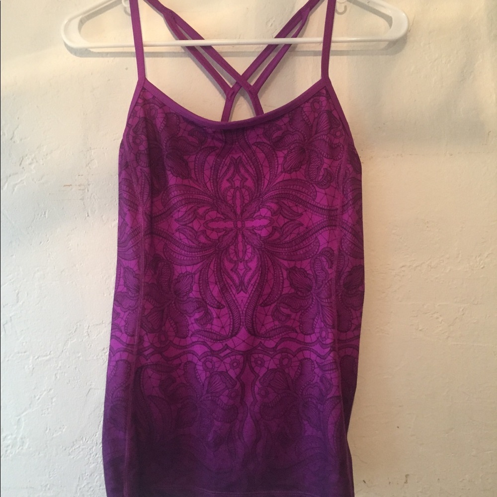 Athleta Tank purple size Small Workout